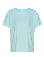 Just Cool T-Shirt mit offenem Rücken für Damen – Mint