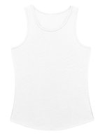 Just Cool Ärmelloses Sportoberteil mit Racer-Back – Arctic White