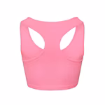 Just Cool Sport Crop Top con Taglio Racerback, Jet Black L, JC017 – immagine 4