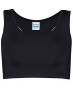 Women´s Cool Sports Crop Top – Jet Black