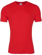Just Cool Cool Smooth T-Shirt, Neoteric™-Material für Kinder – Fire Red