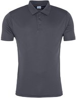 Just Cool Cool Smooth Polo mit Stretchmaterial – Charcoal (Solid)