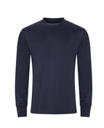 Just Cool Langarm Active T-Shirt mit Reißverschluss, Charcoal (Solid) S, JC023 – Bild 3