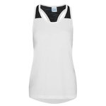 Just Cool Workout Vest mit Mesh-Racerback für Damen, Arctic White/Jet Black S, JC027 – Bild 3