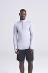 Just Cool Cool-Flex 1/2 Zip Top Silver Grey XXL (JC030) – image 2