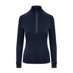 Just Cool Cool-Flex 1/2 Zip Top Slim Fit, French Navy XS, JC035 – Bild 3