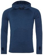 Men´s Cool Cowl Neck Top – Navy Melange