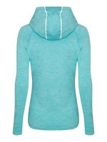 Just Cool Sportliches Langarmshirt mit Kapuze, Black Slate Melange XS, JC038 – Bild 4