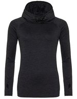 Just Cool Sportliches Langarmshirt mit Kapuze, Black Slate Melange XS, JC038 – Bild 2