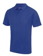 Just Cool Cooles Kurzarm-Poloshirt mit Knopfleiste, Charcoal (Solid) XL, JC040 – Bleu royal