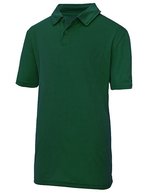 Just Cool Kurzarm-Poloshirt mit Feuchtigkeitsregulierung – Bottle Green
