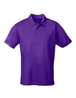 Just Cool Kurzarm-Poloshirt mit Feuchtigkeitsregulierung – Purple