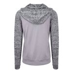 Just Cool Slim Fit Zoodie mit Kontrastärmeln, Black/Black Slate Melange S, JC057 – Bild 4