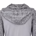 Just Cool Slim Fit Zoodie mit Kontrastärmeln, Black/Black Slate Melange S, JC057 – Bild 6