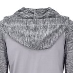 Just Cool Slim Fit Zoodie mit Kontrastärmeln, Black/Black Slate Melange S, JC057 – Bild 6