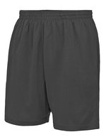 Just Cool Leichte Neoteric™ Sport-Shorts mit Tasche – Charcoal (Solid)