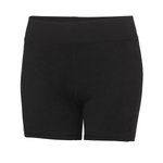 Just Cool Körpernahe Trainingsshorts con tasca portachiavi, Jet Black XS, JC088 – Bild 3