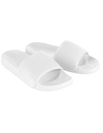 Bequeme Slip-On-Schuhe mit Riemen – Arctic White