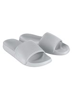 Bequeme Slip-On-Schuhe mit Riemen – Grey