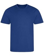 Just Cool Recycled Cool T-Shirt aus Polyester, Arctic White S, JC201 – Blu reale
