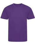 Just Cool Recycled Cool T-Shirt für Kinder, Royal Blue 12/13 (XL), JC201K – Purple