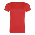 Just Cool T-Shirt Riciclato con Girocollo, Fire Red M, JC205 – immagine 3