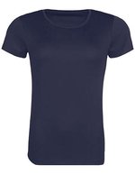 Just Cool Recyceltes T-Shirt mit Rundhalsausschnitt, Royal Blue L, JC205 – French Navy