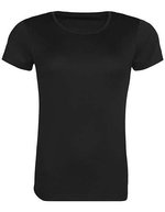 Just Cool Recyceltes T-Shirt mit Rundhalsausschnitt, Royal Blue L, JC205 – Jet Black