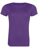 Just Cool Recyceltes T-Shirt mit Rundhalsausschnitt, Royal Blue L, JC205 – Purple