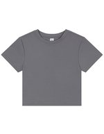 Women's Recycled Cropped T – Platinum Grey