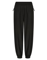 Aktive Trackpants aus Recycling-Polyester – Jet Black