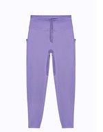 Just Cool Recycelte Tech Leggings mit Taschen – Digital Lavender