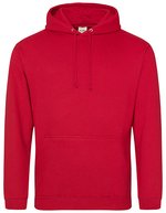 Herren Hoodie College – Rouge feu