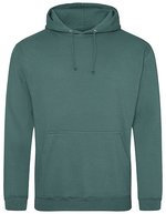 Herren Hoodie College – Vert mousse