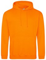 Herren Hoodie College – Orange Ecrase