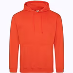 Herren Hoodie College – Sunset Orange