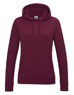 Damen Hoodie College – Borgogna
