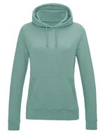 Damen Hoodie College – Polveroso Verde