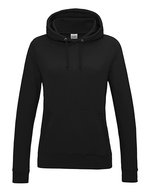 Damen Hoodie College – Jet Nero