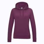 Damen Hoodie College – Plum