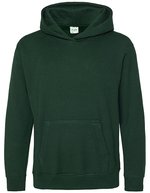 Just Hoods Kids´ Hoodie Black Smoke 5/6 (S) (JH001K), JH001K – Vert bouteille