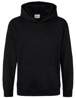 Just Hoods Kids´ Hoodie Black Smoke 5/6 (S) (JH001K), JH001K – Profond Noir