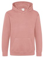 Just Hoods Kids´ Hoodie Black Smoke 5/6 (S) (JH001K), JH001K – Rose poussiereux
