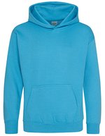 Just Hoods Kids´ Hoodie Black Smoke 5/6 (S) (JH001K), JH001K – Hawaien Bleu