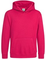 Just Hoods Kids´ Hoodie Black Smoke 5/6 (S) (JH001K), JH001K – Rose vif