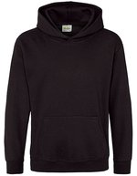 Just Hoods Kids´ Hoodie Black Smoke 5/6 (S) (JH001K), JH001K – Jais Noir