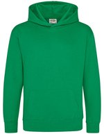 Just Hoods Kids´ Hoodie Black Smoke 5/6 (S) (JH001K), JH001K – Vert kelly
