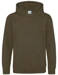 Kids Hoodie – Olive Green