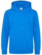 Just Hoods Kids´ Hoodie Black Smoke 5/6 (S) (JH001K), JH001K – Saphir Bleu