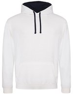 Varsity Hoodie – Arctic White/French Navy